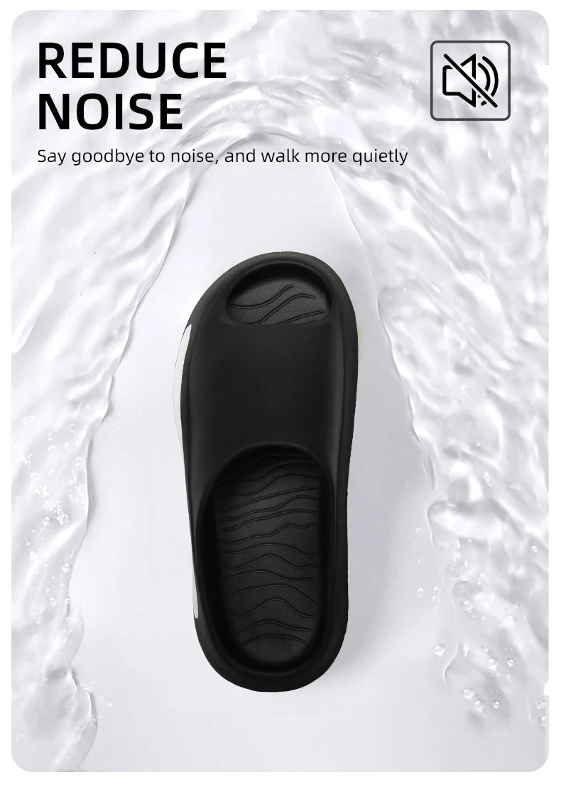 Men's EVA Summer Thong Slippers with Thick Anti-Slip Sole Comfortable Lightweight Sandals for Casual Wear