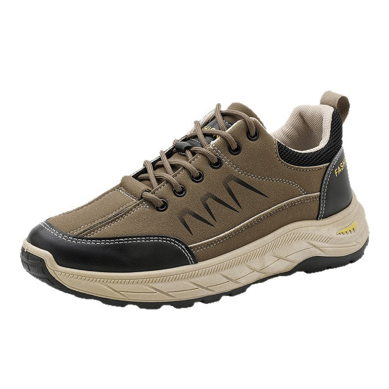 Men's Waterproof Thick-Soled Sneakers - Plus Size Casual Shoes